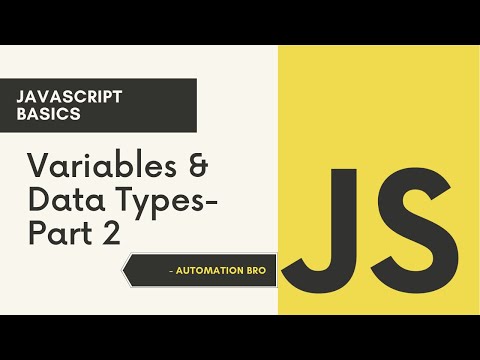 Variables In Java Script Part 2