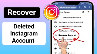 How To Recovery Permanently Deleted Instagram Account 2024 | Recover Deleted Instagram Account