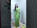 Green Cotton Saree Photoshoot With Model By Pixel Caption Shorts Pixel Caption
