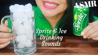 ASMR ~ SPRITE &amp; ICE CRUNCHING SOUNDS (No Talking)