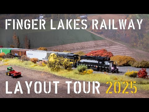 Paul Stamp's Finger Lakes Railway Layout Tour (2025)
