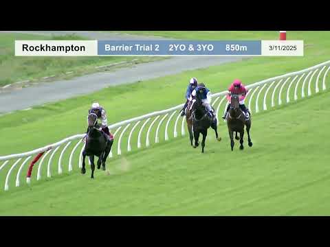 Barrier Trial 2, 3rd November 2025