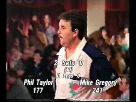 Phil Taylor vs Mike Gregory - 1992 Embassy World Finals - Part 4/20
