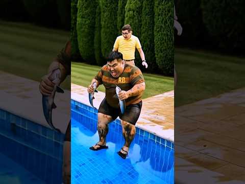 NANGKEP IKAN LELE MANDI DI KOLAM RENANG ORANG 🤣