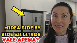 Quais São As Vantagens E Desvantagens Da Geladeira Midea Side By Side 511LITROS?