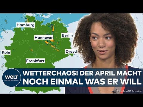 WETTER: Von freundlich sonnig bis Gewitter! Der April sorgt für Chaos am Himmel in Deutschland
