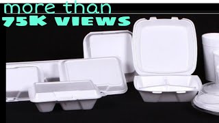 Foam takeout container Best DIY / melting foam take out / styrofoam recycling