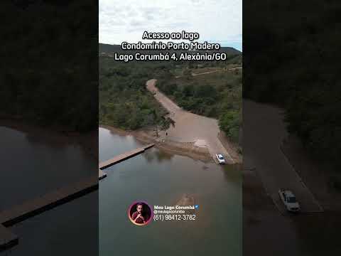 Acesso ao lago Condomínio Porto Madero no Lago Corumbá 4 em Alexânia/GO
