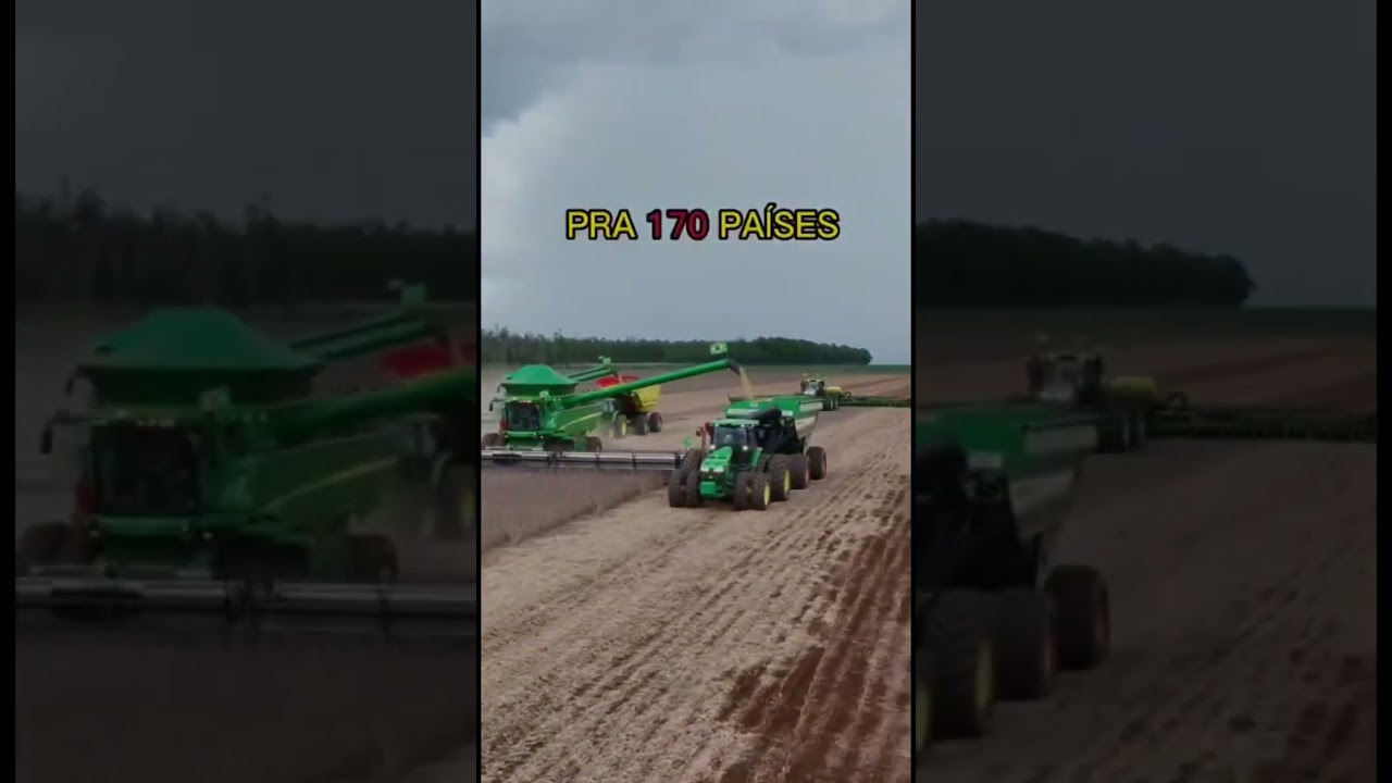 O Brasil é o PAÍS que alimenta o mundo! 🙏🏼🇧🇷🚜🌱🐮 #hugoecastellari #caipiraforever #agro