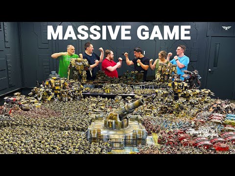 Preparing a 300,000 Pt Warhammer 40k APOCALYPSE Battle | Orks VS Chaos