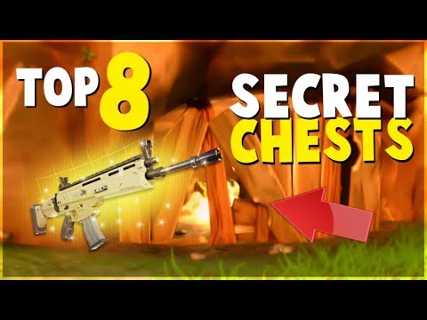 TOP 8 HIDDEN SECRET Chests and Locations (FORTNITE Battle Royale)| Tips and Tricks