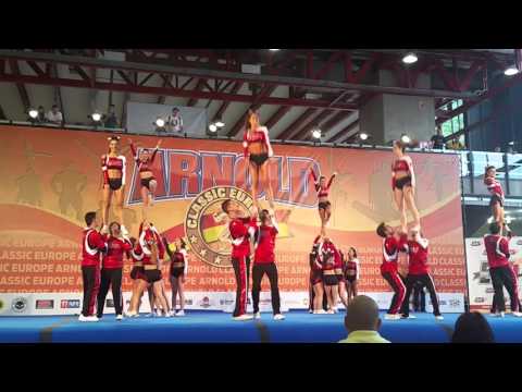 Campeonato nacional cheerleading 2015 - 1er puesto Toros All Stars Madrid campeones de España