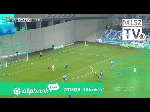 Varga Kevin gólja az MTK Budapest – DVSC mérkőzésen