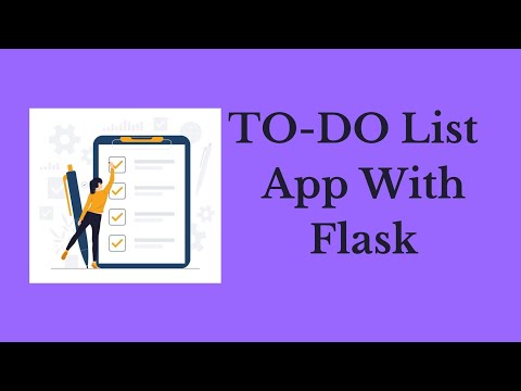 Building To-Do list Web App Using Python Flask.
