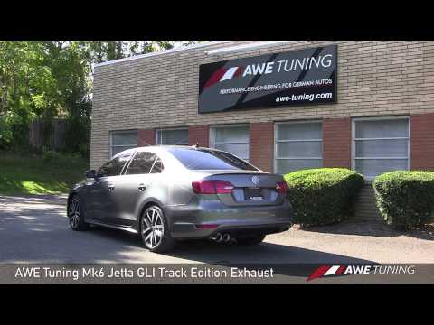 AWE Tuning MK6 Jetta GLI Track Edition Exhaust, Stock Downpipe