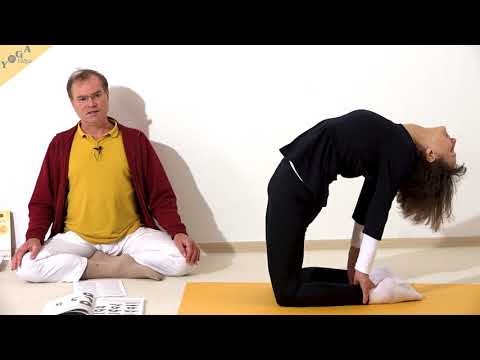 Kamel mit Kopf nach hinten - Yoga Asana Lexikon