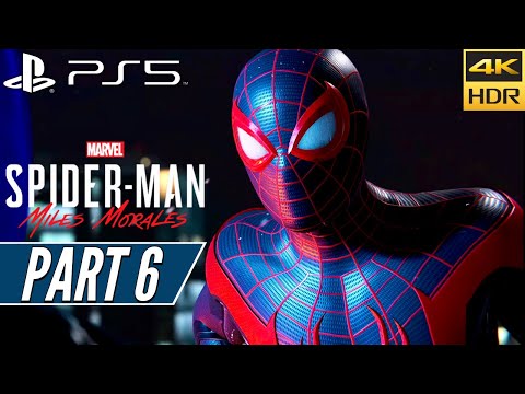 SPIDER-MAN MILES MORALES (PS5) Walkthrough Gameplay PART 6 [4K 60FPS HDR] - No Commentary