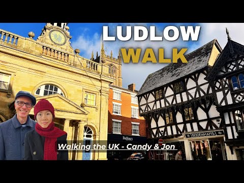 Ludlow Walking Tour 4K - Historic Market Town in Shropshire, England