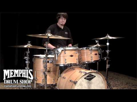 Craviotto Custom Shop Maple Solid Shell Drum Set - Natural Oil (22" Bass Drum)