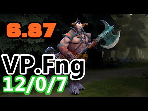 VP.Fng 8000 MMR - Plays 6.87 Centaur Warrunner 12/0/7 (1080p 60fps)