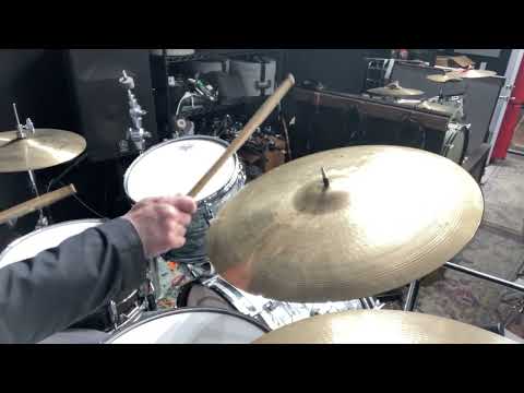 Zildjian - 20" A Ride Cymbal 2856g 1970's image 8