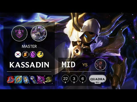 Kassadin Mid vs Lucian - KR Master Patch 10.13