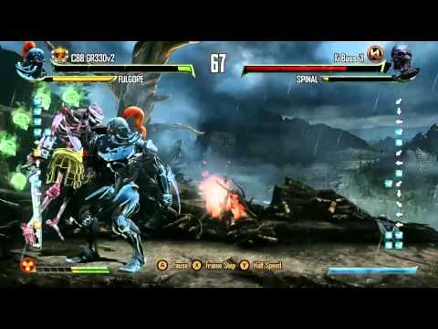 Xi Bass iX (Spinal) vs. C88 GR33Dv2 (Fulgore) (Killer Instinct: Season 1)