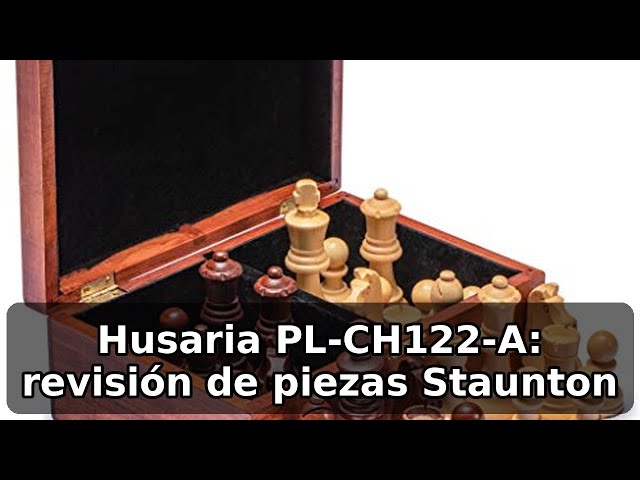 Vídeo relacionado con Husaria Staunton Torneo No. 6 Juego de Piezas de Ajedrez con 2 Reinas Extra y Caja de Madera, Reyes de 98 milímetros.