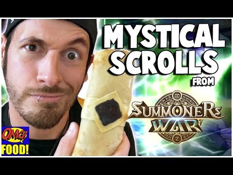 DIY Edible Mystical Scrolls from Summoners War!