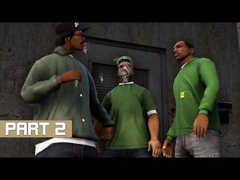 GTA San Andreas Definitive Edition Gameplay Walkthrough Part 2 HD (No Commentary)