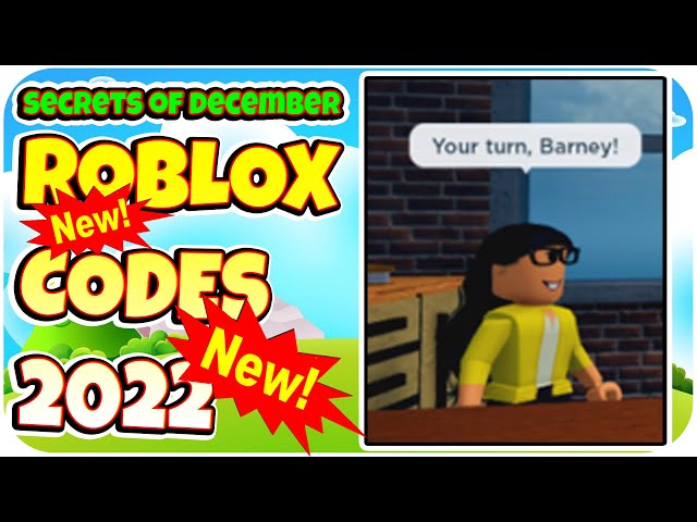 roblox the presentation experience codes 2022 december
