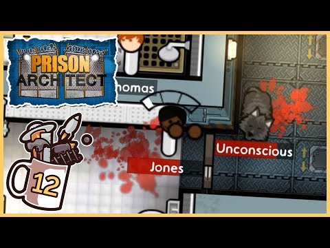 Inmate v's Wolf | Prison Architect - Psych Ward #12 - Let's Play / Gameplay