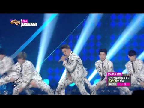 [1080p] 150509 MR MR (미스터 미스터) - Out (아웃) @ Music Core