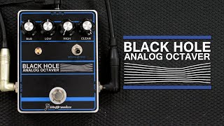 Video thumbnail for Black Hole Analog Octaver FTelettronica played by Carlo Romano Grillandini by FTelettronica Handmade Pedals