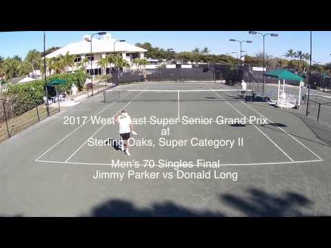 Senior Tennis - Men's 70 Singles Final, Sterling Oaks  Category II Finals