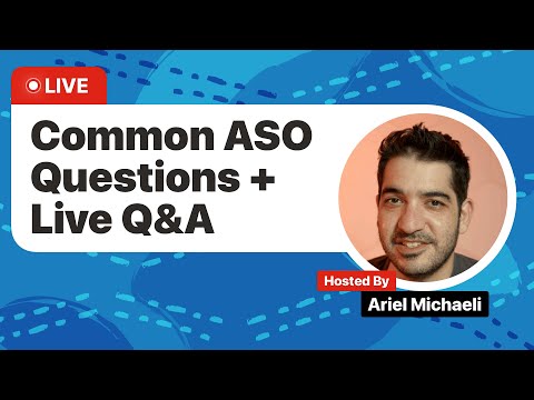 Common ASO Question + Live Q&A thumbnail