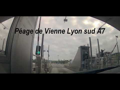 European highways France Autoroute A7 Provence Paris.