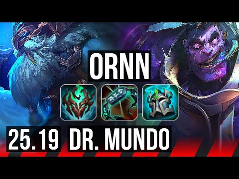 ORNN vs DR. MUNDO (TOP) | 37k DMG | EUW Master | 25.19