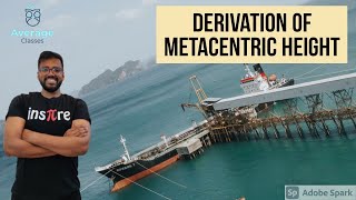 #Metacentre #Buoyancy #Metacentricheight Expression for Metacentric Height