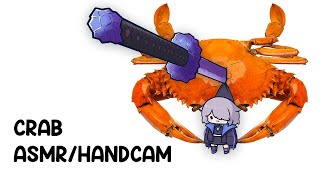 *TIMESTAMPS* (Start: / TSKR: - 【CRAB ASMR/HANDCAM】Local rock breaks limbs live on stream