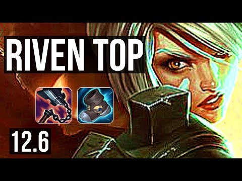 RIVEN vs RYZE (TOP) | 3.2M mastery, 6/0/2, 300+ games, Dominating | EUW Master | 12.6