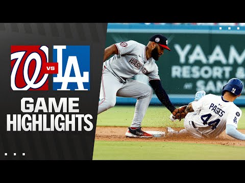 Nationals vs. Dodgers Game Highlights (6/20/25) | MLB Highlights