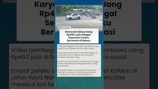 DETIK DETIK PRIA Bawa Rp450 Juta Dibegal Sejumlah Pelaku Bermotor, Uang Perusahaan Nyaris Raib