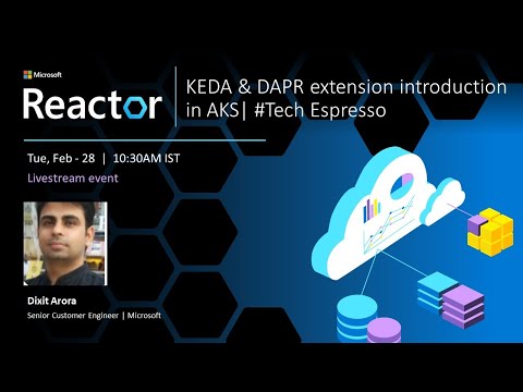 KEDA & DAPR extension introduction in AKS | #Tech Espresso