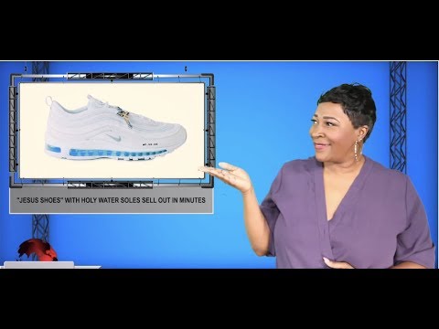 "Jesus Shoes" with holy water soles sell out in minutes (ASL - 10.11.19)