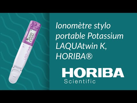     0:11 / 4:02   Ionomètre stylo portable Potassium LAQUAtwin K, HORIBA