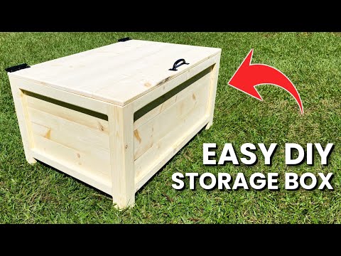 How to Make a DIY Storage Chest | FREE Build Plans