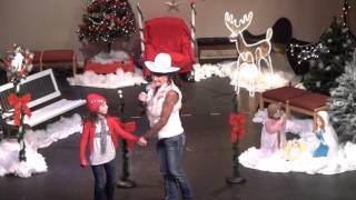 Linda Marie &amp; Isabella Eubank &quot; Two Step Round The Christmas Tree &quot;
