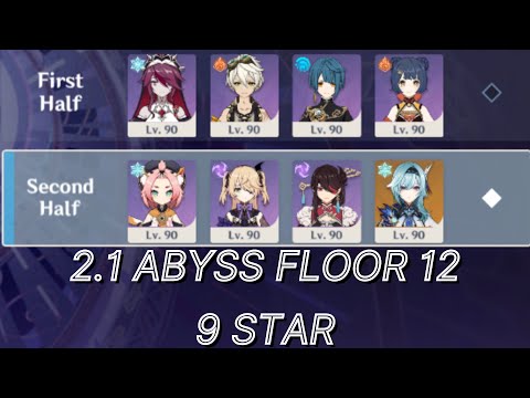 2.1 Spiral Abyss Floor 12 - 9 Star