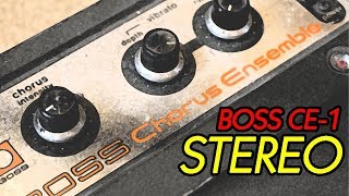 Video thumbnail for Viewer Request #1: Boss CE-1 Chorus Ensemble In Stereo by Joe Perkins